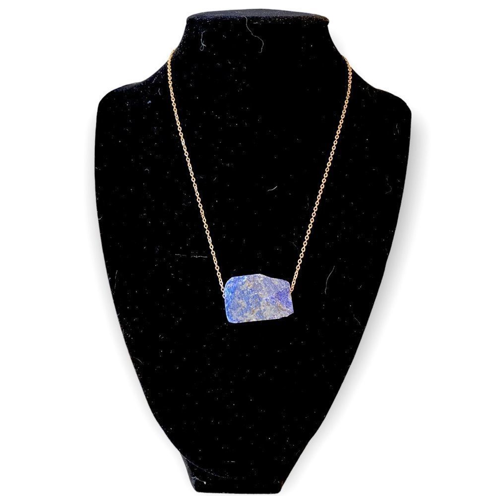 Natural Gemstone Pendant Necklace
